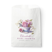Lavendel Bloem Theekopje Baby Shower