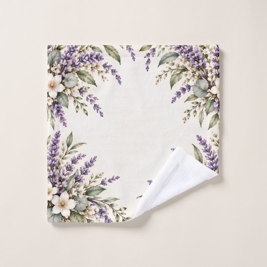 Lavendel Bloem Washandje (Wasdoekje)
