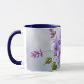Lavendel Bloemboeket Bloem Koffie Mok (Links)