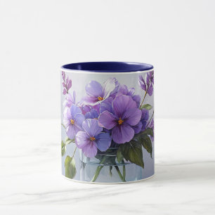 Lavendel Bloemboeket Bloem Koffie Mok
