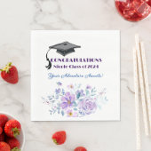 Lavendel Bloemen Afstuderen Servet (Insitu)