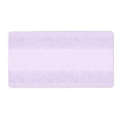 Lavendel Bloemen Apothecary Label (Voorkant)