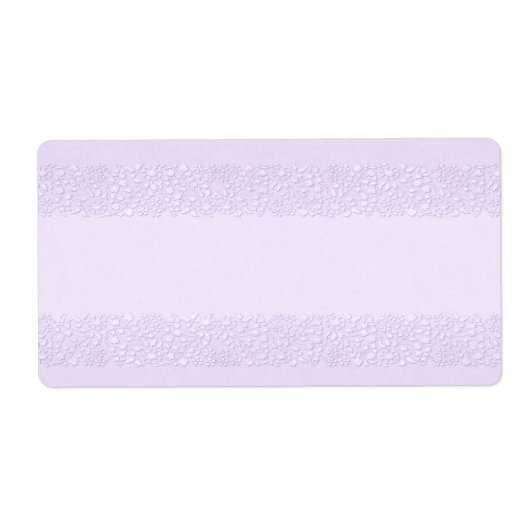 Lavendel Bloemen Apothecary Label (Voorkant)