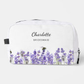 Lavendel bloemen bijen bruidsmeisje toilettasje (Voorkant)