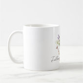 Lavendel Bloemen Boog Koffiemok (Links)