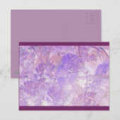 Lavendel Bloemen Briefkaart (Voorkant / Achterkant)