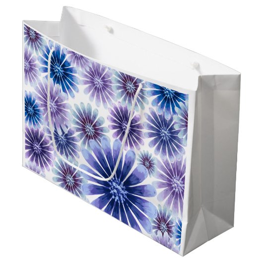 Lavendel Bloemen Cadeautas (Voorkant Gekanteld)