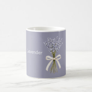 Lavendel Bloemen Crème Boog Koffiemok