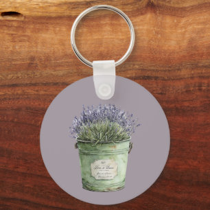 Lavendel Bloemen Droom Sleutelhanger