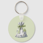 Lavendel Bloemen Droom Sleutelhanger (Achterkant)