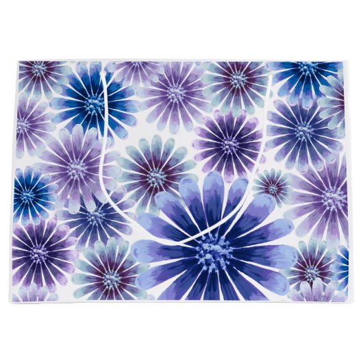 Lavendel Bloemen Geschenktas Groot Cadeauzakje (Voorkant)