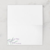 Lavendel Bloemen Gevouwen Plaats Kaarten Plaatskaartje (Buitenkant ongevouwen)