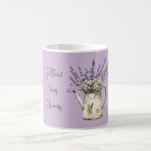 Lavendel Bloemen Gietkan Koffiemok