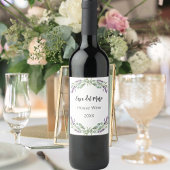 Lavendel bloemen groen huis wijn wijn etiket