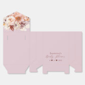 Lavendel Bloemen Herfst Baby shower Bedankdoosjes (Ongevouwen)