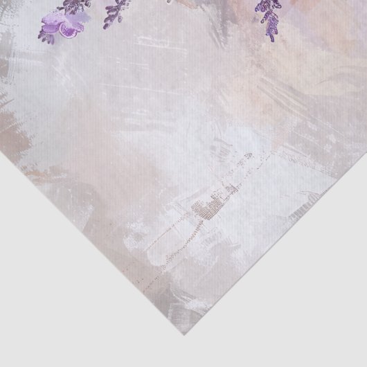 Lavendel Bloemen Kaarsen Apothecary Decoupage Tissuepapier (Detail)