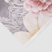 Lavendel Bloemen & Kant Decoupage Tissuepapier (Detail)