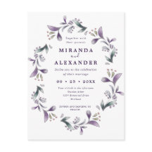 Lavendel bloemen lente krans bruiloft