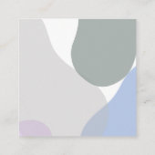 Lavendel Bloemen Paarse Bloemige Trouwdetails Informatiekaartje (Achterkant)