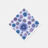 Lavendel Bloemen Papieren Servet (Hoek)