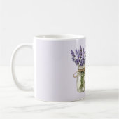 Lavendel Bloemen Pot Provence, Frankrijk Koffiemok (Links)