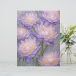  Lavendel Bloemen Stationery