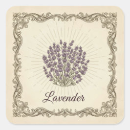 Lavendel Bloemen Sticker