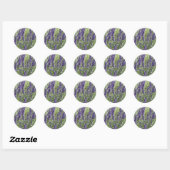 Lavendel Bloemen Stickers (Vel)