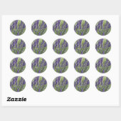 Lavendel Bloemen Stickers (Vel)
