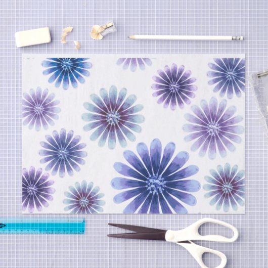 Lavendel Bloemen Tissuepapier (Craft)