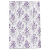 Lavendel Bloemen Verjaardag Medium Cadeauzakje (Voorkant)
