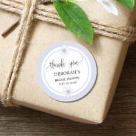 Lavendel Bloemen Vrijgezellenfeest Ronde Sticker