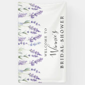 Lavendel Bloemen Vrijgezellenfeest Spandoek (Verticaal)