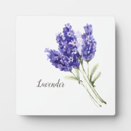 Lavendel Bloemen Waterverf Fotoplaat