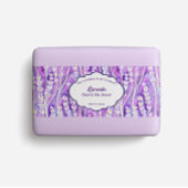 Lavendel Bloemen Waterverf Soap Belly Band Uitnodigingen Wikkel