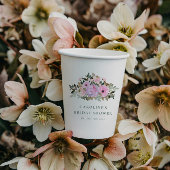 Lavendel Bloemen Waterverf Vrijgezellenfeest Aange Papieren Bekers
