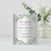 Lavendel bloemen zilveren budget gelofte vernieuwi (Staand voorkant)