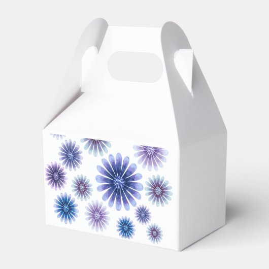 Lavendel Bloemendecoratie Doos Bedankdoosjes (Achterkant)