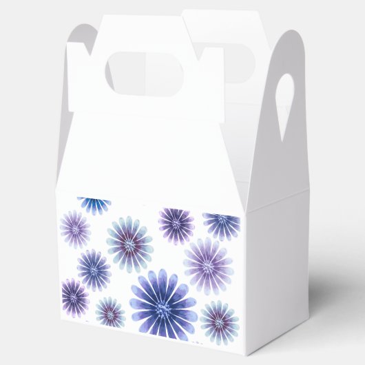 Lavendel Bloemendecoratie Doos Bedankdoosjes (Geopend)