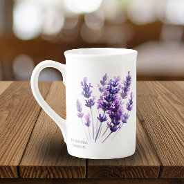 Lavendel Bloemendesign Porselein Kop