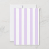 Lavendel Bloementuin Douche Uitnodiging (Achterkant)