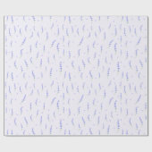 Lavendel Bloemig Inpakpapier (Vlak)