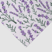 Lavendel Bloemig Tissuepapier (Detail)