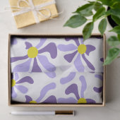 Lavendel Bloemig Tissuepapier (Geschenk)