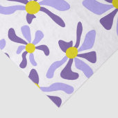 Lavendel Bloemig Tissuepapier (Detail)