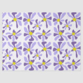 Lavendel Bloemig Tissuepapier (Voorkant)