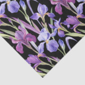 Lavendel Bloemig Tissuepapier (Detail)
