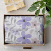 Lavendel Bloemig Tissuepapier (Geschenk)