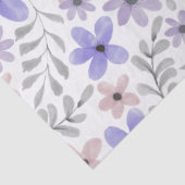 Lavendel Bloemig Tissuepapier (Detail)