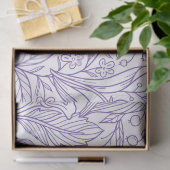 Lavendel Bloemig Tissuepapier (Geschenk)